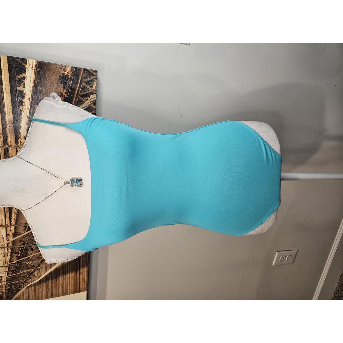 Nwt Revolve's House Of Harlow 1960 Lux Aqua Blue Bodysuit 719